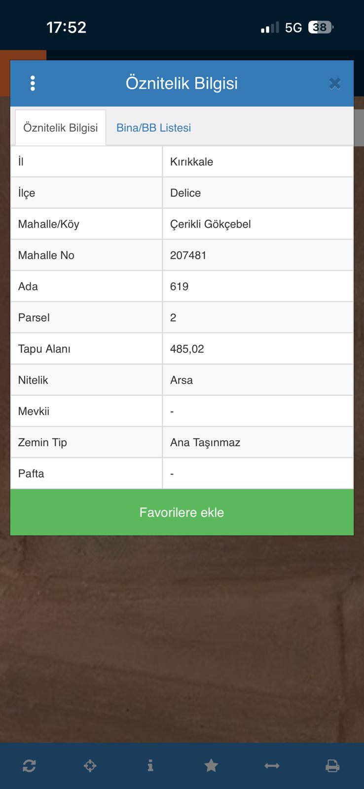 MABELDEN KIRIKKALE DELİCE'DE 15 KATA İMARLI ARSA
